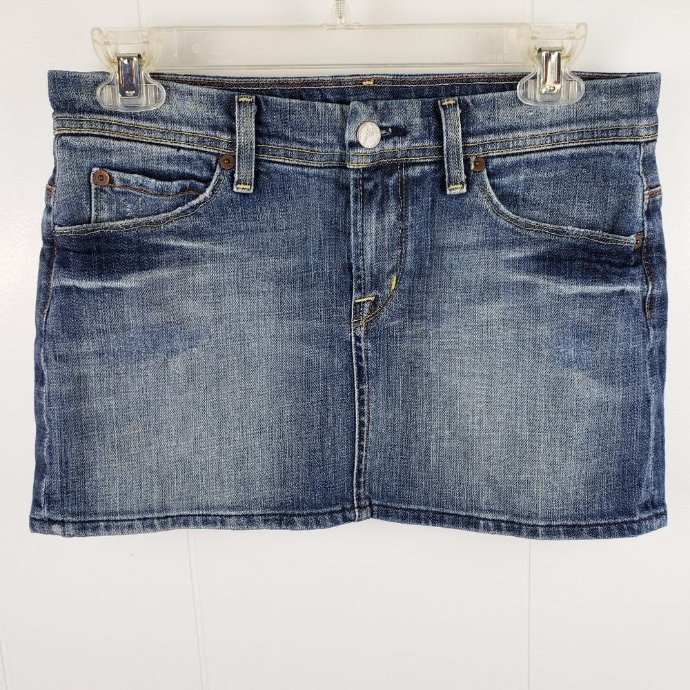 CITIZEN OF HUMANITY Jean Mini Skirt - Size 26